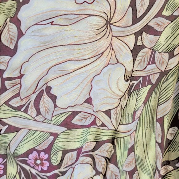 H&M Morris & Co Midi Dress Floral Print EUC Size 4 - Picture 3 of 7